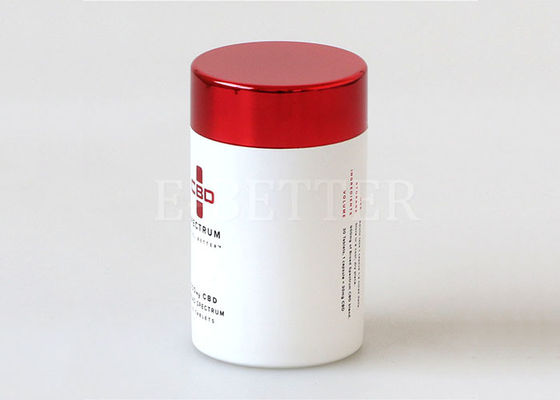 زجاجة دواء PET مباشرة من المصنع لكبسولات فيتامين قابلة لإعادة التدوير مخصصة لجدار سميك اللون