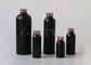 دعم طباعة نقل الحرارة 150 مل زجاجات رش مستحضرات التجميل من الألومنيوم الأسود غير اللامع