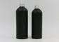 دعم طباعة نقل الحرارة 150 مل زجاجات رش مستحضرات التجميل من الألومنيوم الأسود غير اللامع